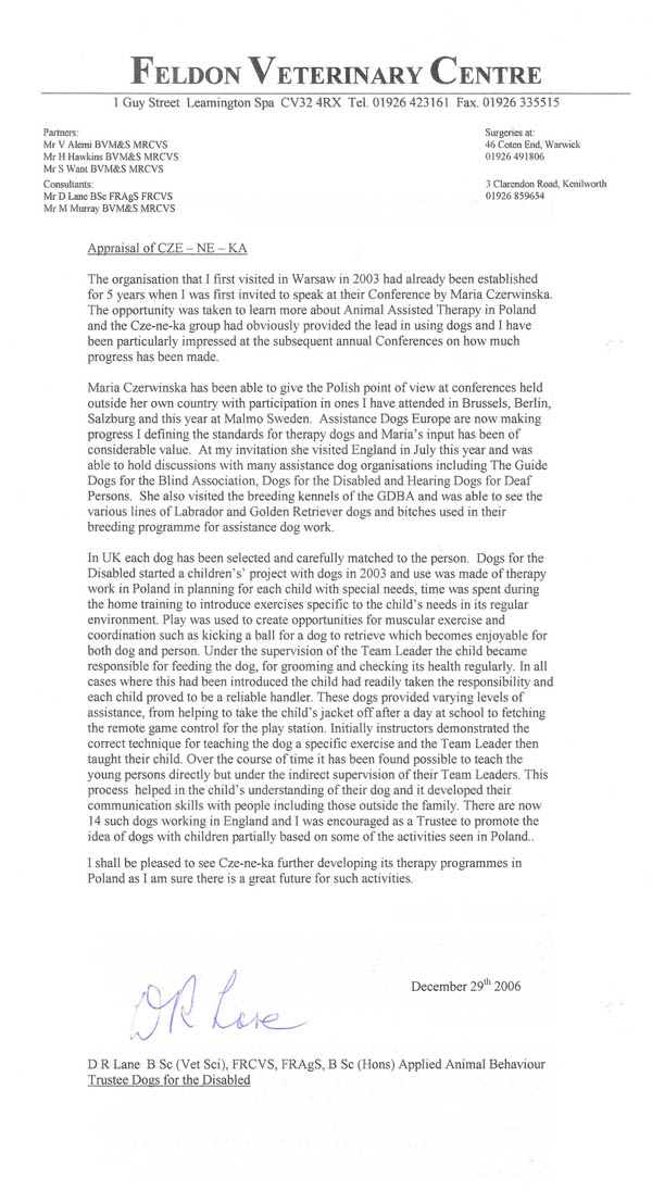 Rekomendacje od Dick Lane